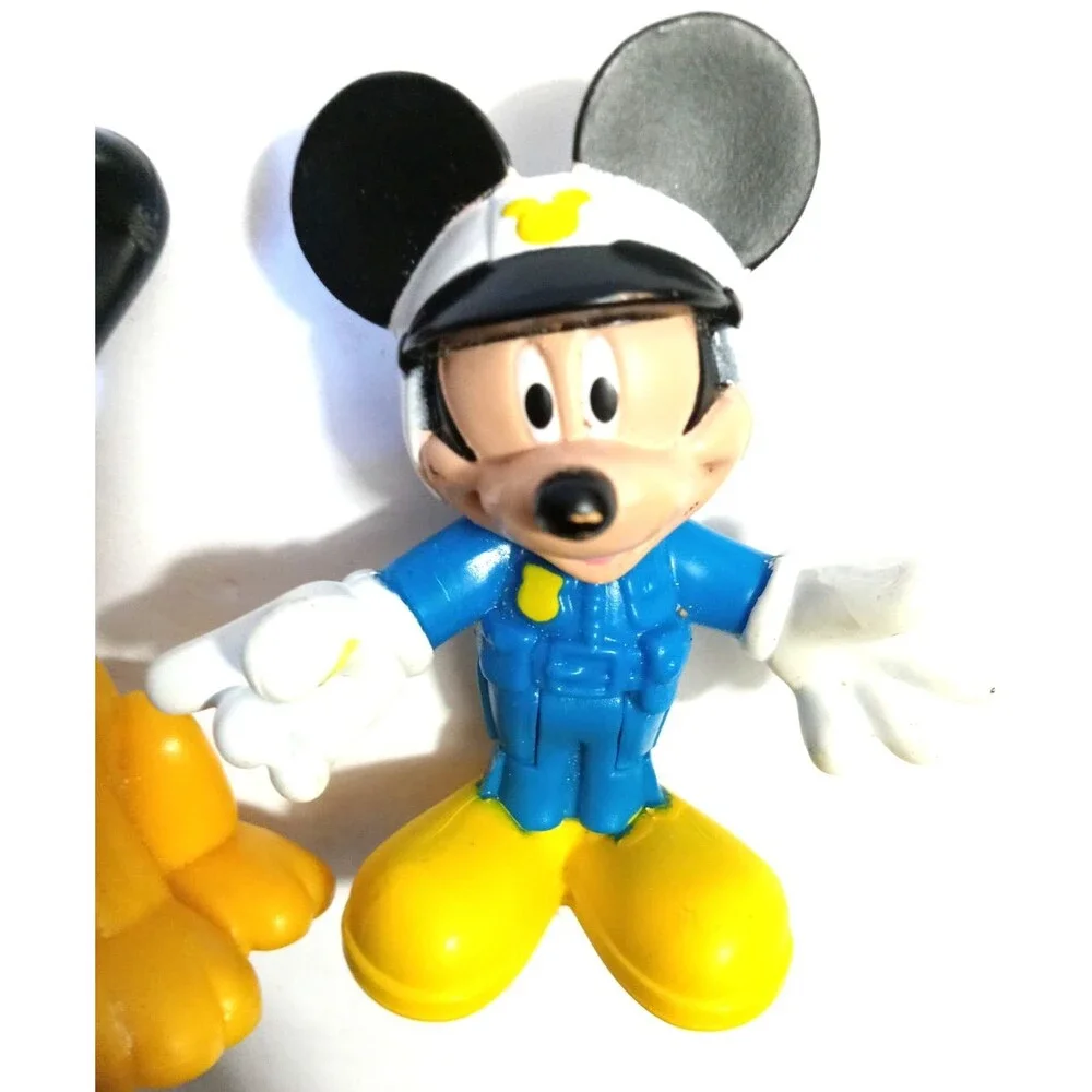 Disney Mickey Mouse Clubhouse Police Patrol Mickey and Pluto Figures  Mattel